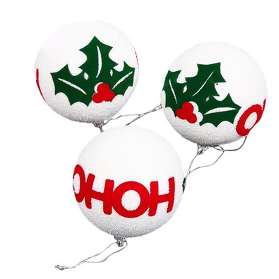 

Toponeto 3Pcs Christmas Balls Baubles Party Xmas Tree Decorations Hanging Ornament Decor