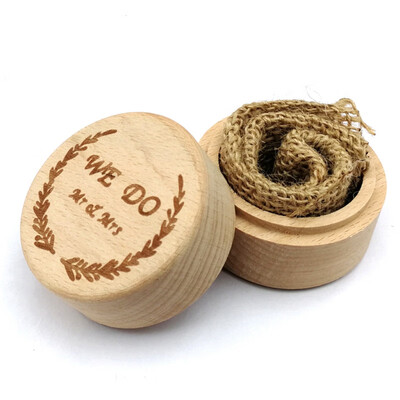 

18 Styles Personalized Rustic Wedding Wood Ring Box Holder Custom Wedding Ring Bearer Gift Box Decoration Holder