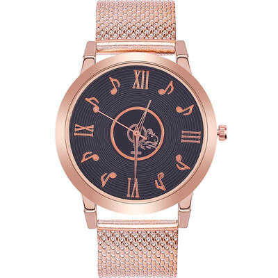 

Womens Fashion Female Clocks Women Luxury Quartz Watch Rose Gold Stainless Steel Dress Watches