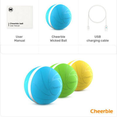 

Pet Toys Ball For Dogs Cats Smart Waterproof Ball Light Flashing Bouncing Ball