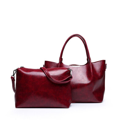 

Tailored Fashion Womens Solid Color Zipper LeatherBag Shoulder Bag Messenger Bag