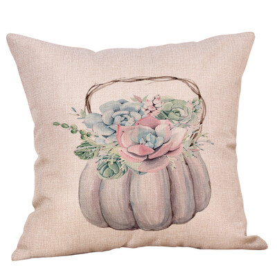 

Tailored Happy Thanksgiving Day Throw Pillow Cases Cafe Sofa Cushion Cover Home Decor A