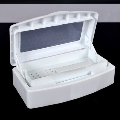 

Toponeto Nail Art Sterilizer Tray Disinfection Box Beauty Tool Sterilizing Tray