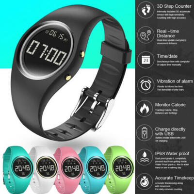 

Men Women Smart Watch Fitness Activity Tracker Calorie Monitor Step Pedometer