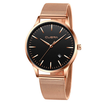 

Gobestart Men Fashion Military Stainless Women Steel Analog Date Sport Quartz Wrist Watch