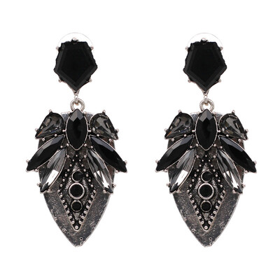 

AOTEMAN Factory Price Wholesale Good Quality Crystal New Statement Fashion Crystal Dangle Earrings For Women 2019