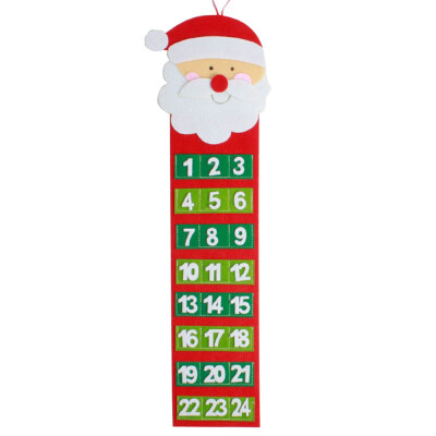 

〖Follure〗Christmas Old Hairy Man Calendar Advent Countdown Calendar Wall Calendar