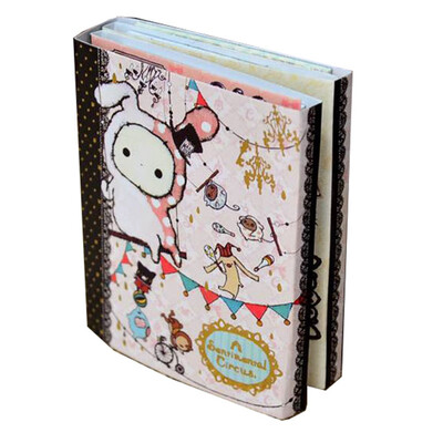 

Cute Rabbit Notepad Memo 6 Fold Sticky Note Pad Notebook Stationary Supply
