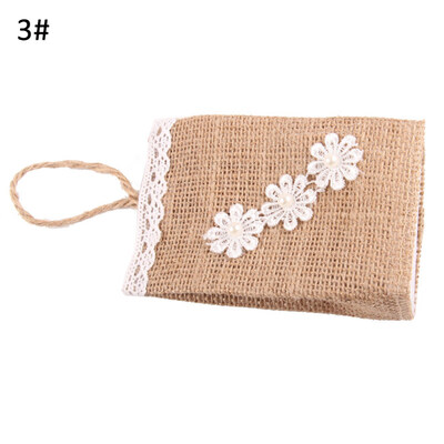 

6Pcs Mini Flower Lace Wedding Party Decor Candy Sugar Gifts Storage Bag Pouch