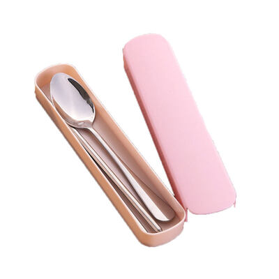 

Portable Travel Stainless Steel Spoon Chopsticks Cutlery Set with Carry Case