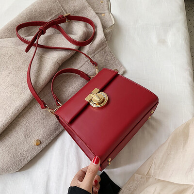 

Internet celebrity ins leisure bag simple portable womens bag new 2019 fashion single shoulder slant square bag