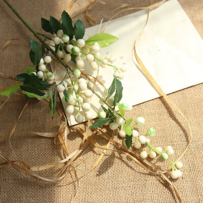 

Lifelike Foam Berry Branch Artificial Flower For Home Wedding Party Decor