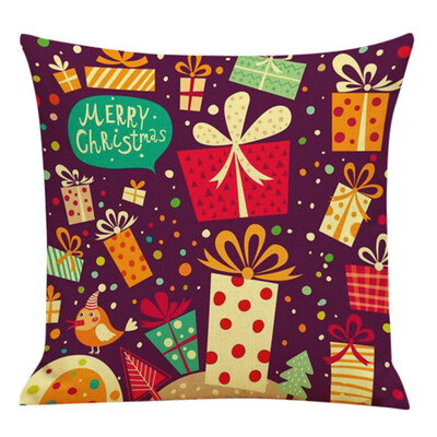 

Tailored Christmas Style Pattern Pillow Case Fashion Square Cushion Car Sofa Home Offi