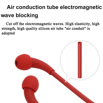 

Air Conduction Wireless Headset Bluetooth 50 Sport Earphone Built-in Mic Radiation Resistant TPE Skin-friendly Material Suitable