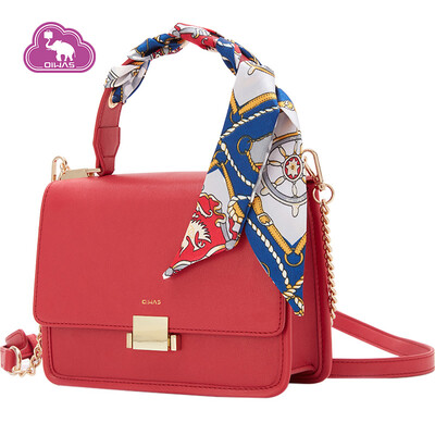 

AiWAS handbags handbags fashion OL large capacity dual-use ladies bag Messenger bag OCT1759 deep red