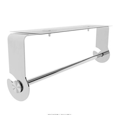 

Adhesive Kitchen Roll Paper Holder Stainless Steel Bathroom Tissue Shelf