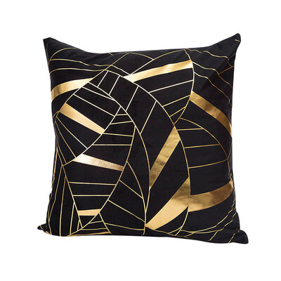 

〖Follure〗Gold Foil Printing Pillow Case Sofa Waist Throw Cushion Cover Home Decor