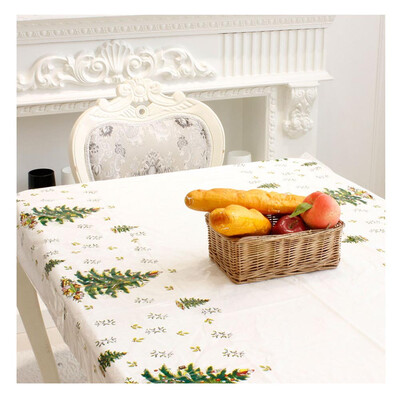 

Gobestart Disposable Merry Christmas Rectangular Printed PVC Cartoon Tablecloth 110180cm