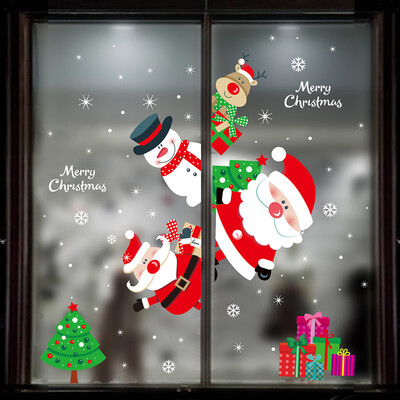 

〖Follure〗Merry Christmas Window Wall Sticker Decoration Decal Home Decor Xmas