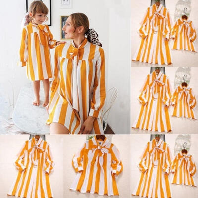 

Parent-child Mother&Daughter Clothes dress Family Matching Outfits Set