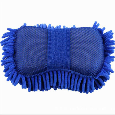 

Shuoji SUOTJIF chenille car wash sponge coral fleece thick cleaning car wash car tool "1 Pack"