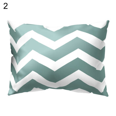 

Circle Wave Curve Block Pillow Case Cushion Cover Sofa Bed Car Cafe Office Decor