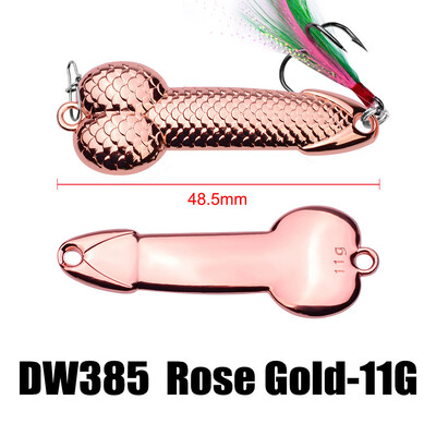 

Saidsome 11G Hard Metal Wobble Fish Lures Spoon Lure Feather Bait Hook Fishing Tackl fishing bait fishing lure