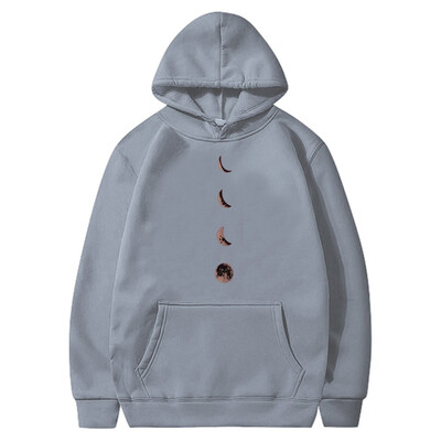 

Toponeto Mens Casual Round Neck Printed Long Sleeve Hoodies Pockets Top Sweatshirt