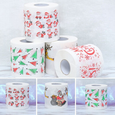 

Tailored Home Santa Claus Bath Toilet Roll Paper Christmas Supplies Xmas Decor Tissue