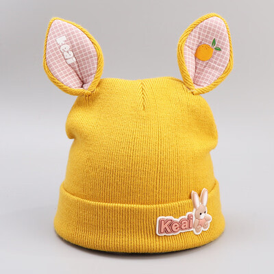 

East rhyme autumn&winter new tide baby boys&girls cotton cartoon ear hat warm childrens head cap