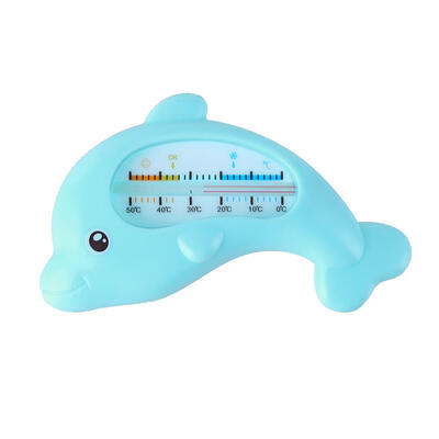 

Water Thermometer Baby Dolphin Shape Plastic Floating Bath Toy Infants Care