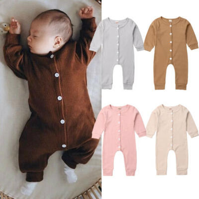 

UK Infant Newborn Baby Girl Boy Romper Bodysuit Jumpsuit Outfits Sunsuit Clothes