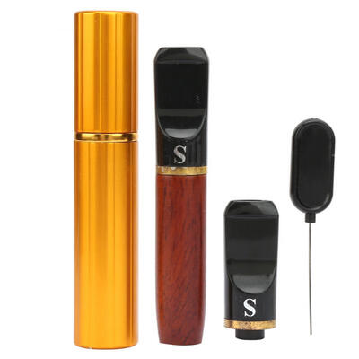 

Greensen Wood Pipe Filter Cigarette Holder Reduce Tar & Nicotine Filter Mouthpiece