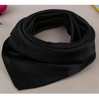 

Women Soft Silk Square Scarf Bandana Neckerchief Head Neck Wrap Scarves Gift