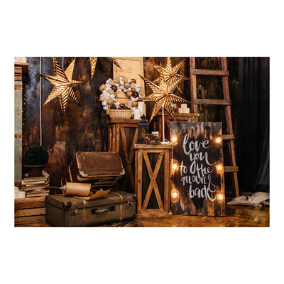 

Christmas Waterproof Brick Wall Thin Vinyl Background Cloth ​Photo Backdrop