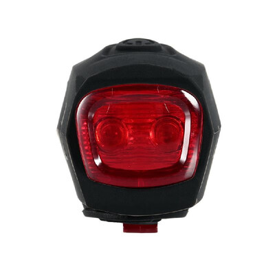 

Silicone Bicycle Double LED Light Water Resistant Cycling Lamp Headlight Warning Light Mountain Bike Road Bike Head Light Lamp
