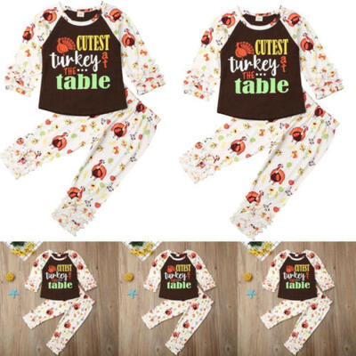 

2Pcs Toddler Kids Baby Girl Summer Clothes T-shirt TopsFloral Pants Outfits Set