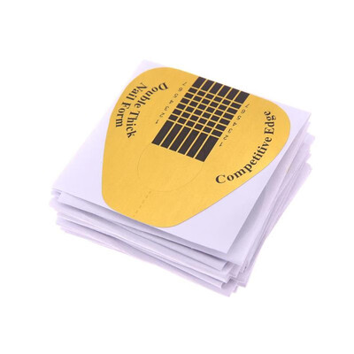 

50pcs Horseshoe-Shaped Nail Form Lengthening Phototherapy Nail Paper Holder