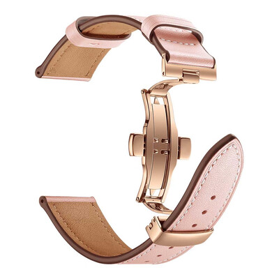 

〖Follure〗Butterfly buckle Leather Wrist Watch Strap Band For IWatch 4 Apple Watch 40mm