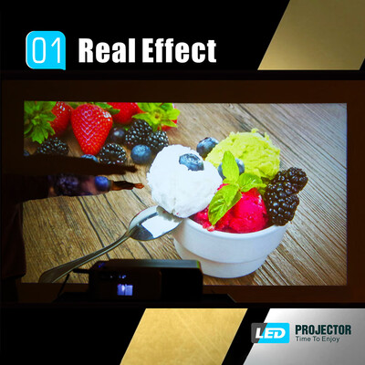 

LCD T6 Smart Wifi Projector Support 1080p HD LED Portable Mini Projector Video For Home Theater Game Movie Cinema