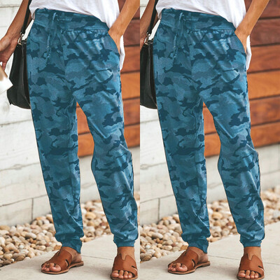 

Tailored Womens Camouflage Printed Fashion Pants Women Sports Leisure Pants