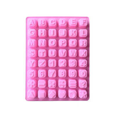 

Number Letter Shape Silicone Cake Decoration Fondant Cake 3D Food Grade Soap Chocolate Moulds