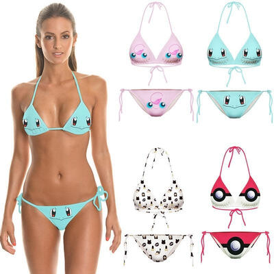 

Sexy Women&39s Bikini Set Swimwear Bandeau Push-Up Bra Bottom Swimsuit Beachwear
