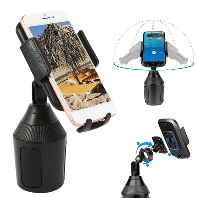 

360degree Adjustable Car Phone Holder Stand Cradle Mount Clip for Cell Phone GPS Tablet Car Accessories