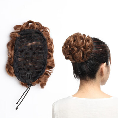 

Synthetic Hair Bun Extensions Messy Hair Scrunchies Hair Pieces for Women Hair Donut Updo Ponytail