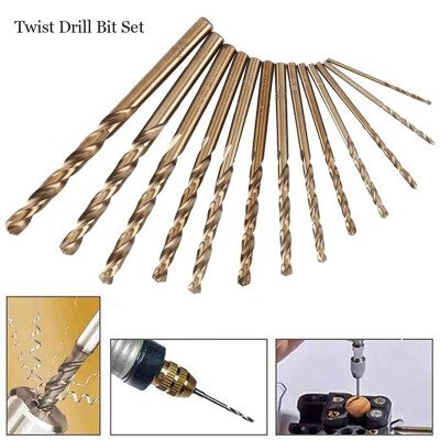 

Domestic 95high speed Steel5cobalt 13PCS Twist Drill Bit Set For Wood 13PCS Twist Drill Bits