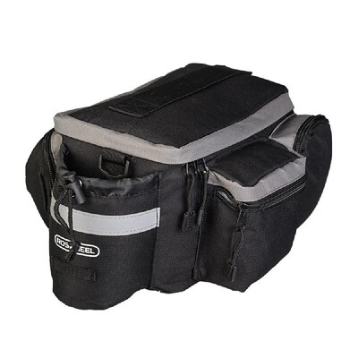 

Roswheel 14024 Convertible Bike Bicycles Rear Rack Seat Pannier Trunk Bag with Cup Holder