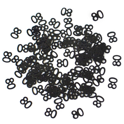 

Gobestart Black Birthday Confetti 30 40 50 60 70 80 Age Number Party Decor