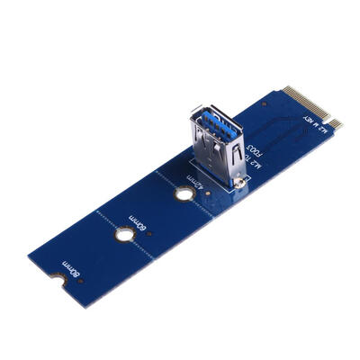 

NGFF M2 To USB 30 PCI-E Express Riser Card Adapter for BTC Mining