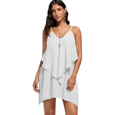 

Overlay Flowy Mini Slip Dress